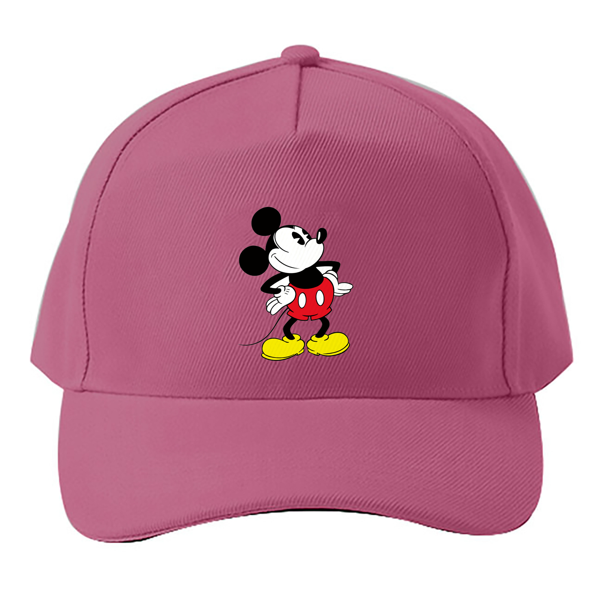 （画像用） ミッキーマウス Mickey Mouse ベースボールキャップ 綿100％ 男女兼用 帽子 スポーツ